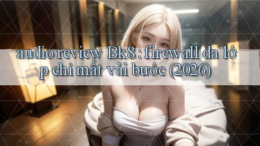 audio review Bk8 firewall đa lớp chỉ mất vài bước (2026)