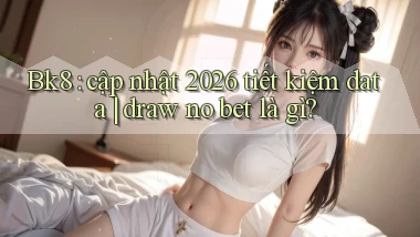 Bk8 cập nhật 2026 tiết kiệm data draw no bet là gì