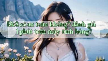 Bk8 có an toàn không đánh giá 1 phút trên máy tính bảng