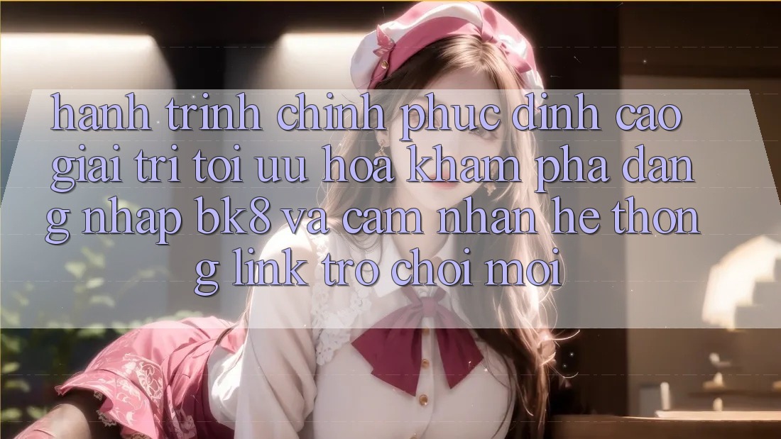 Hành Trình Chinh Phục Đỉnh cao Giải Trí: Tối Ưu Hóa Khám phá Đăng nhập BK8 Và Cảm nhận Hệ Thống Link Trò chơi Mới