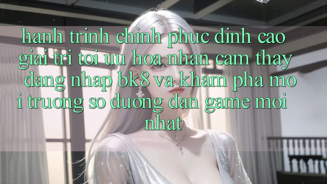 Hành Trình Chinh Phục Đỉnh Cao Giải Trí: Tối Ưu Hóa Nhận cảm thấy Đăng Nhập BK8 Và Khám Phá Môi trường số Đường dẫn Game Mới nhất