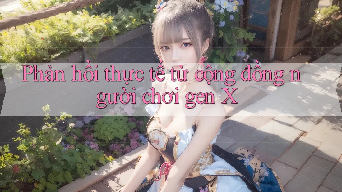 Phản hồi thực tế từ cộng đồng người chơi gen X Phản hồi thực tế từ cộng đồng người chơi gen X