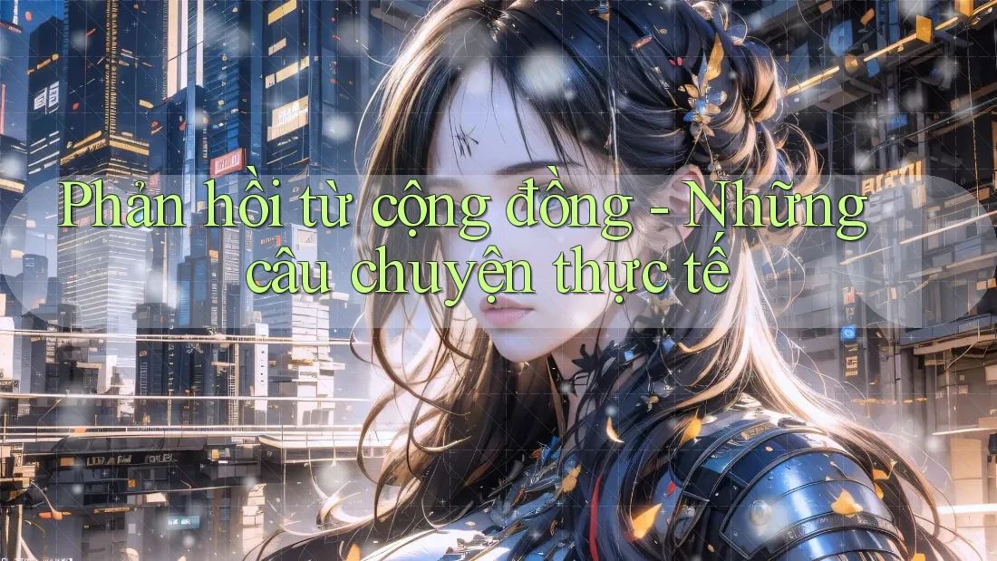 Phản hồi từ cộng đồng: những câu chuyện thực tế