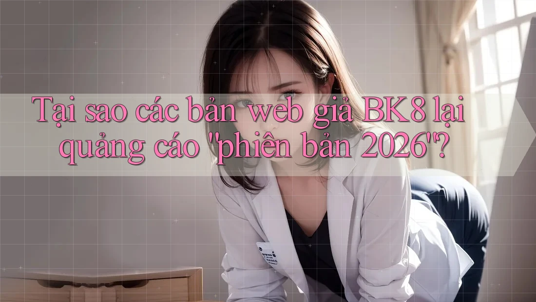 Tại sao các bản web giả BK8 lại quảng cáo “phiên bản 2026”?