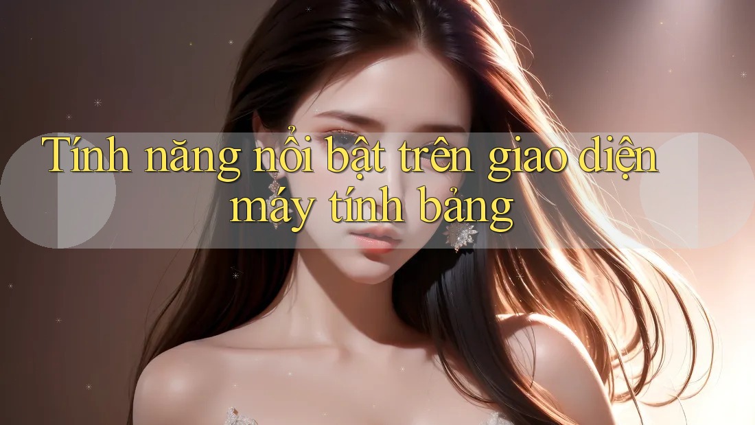 Tính năng nổi bật trên giao diện máy tính bảng