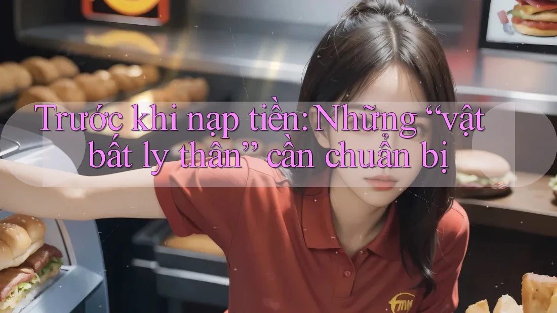 Trước khi nạp tiền: Những “vật bất ly thân” cần chuẩn bị