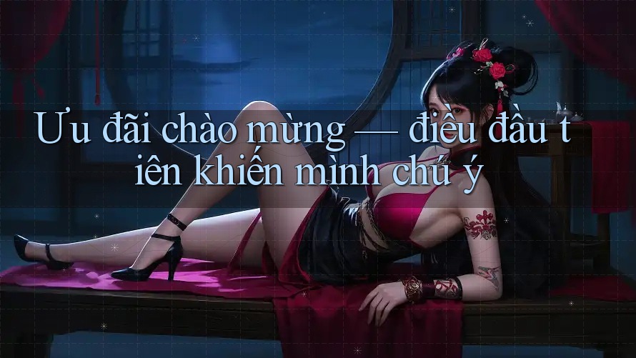 Ưu đãi chào mừng — điều đầu tiên khiến mình chú ý